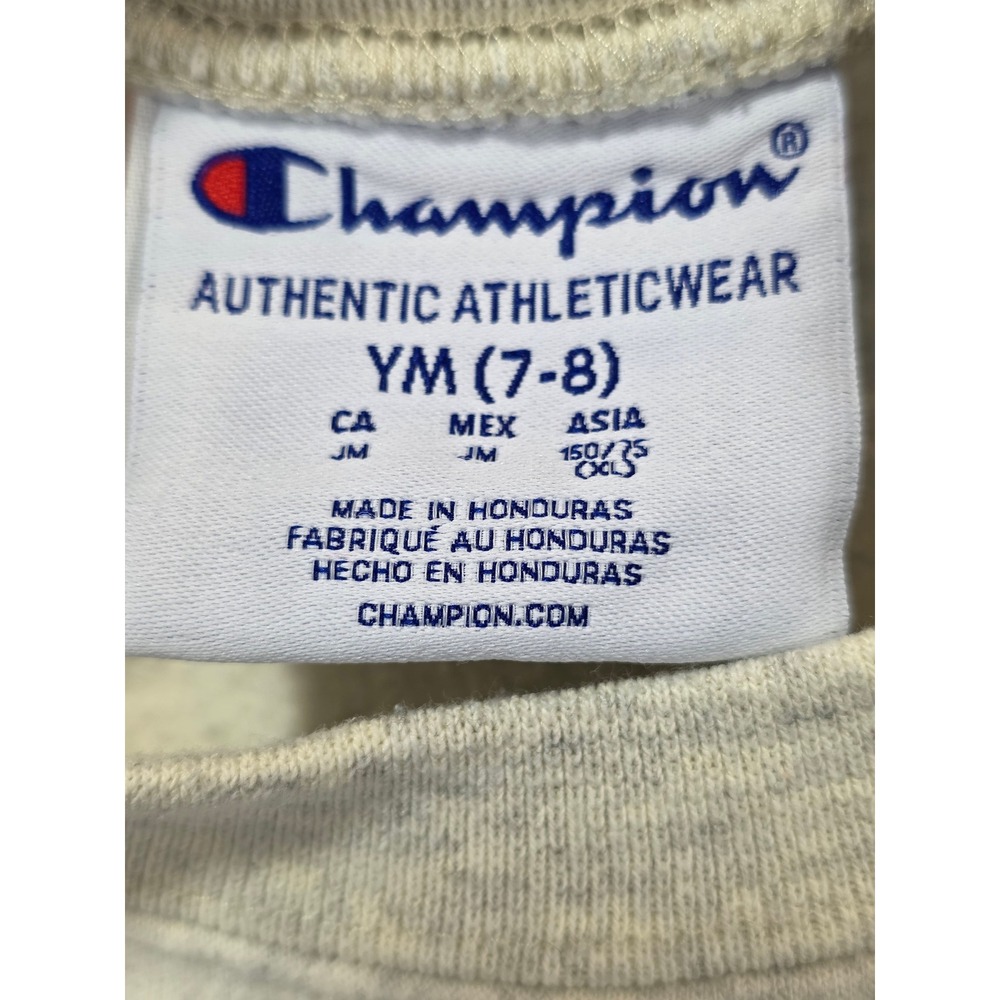 Champion Purdue Boilermakers Kids Sweatshirt Heather Gray YM 7-8 Crewneck - Picture 5 of 6